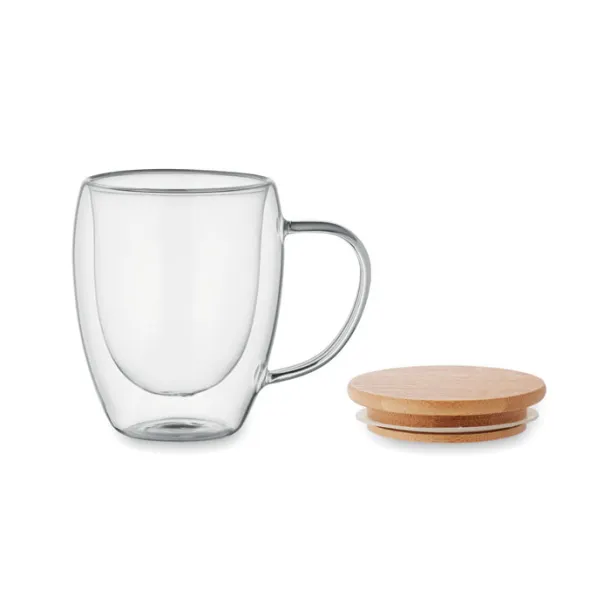 TIRAL Double wall borosilicate mug Transparent