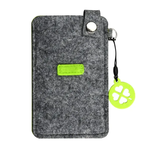 ECO MOBILE II felt mobile phone case Green