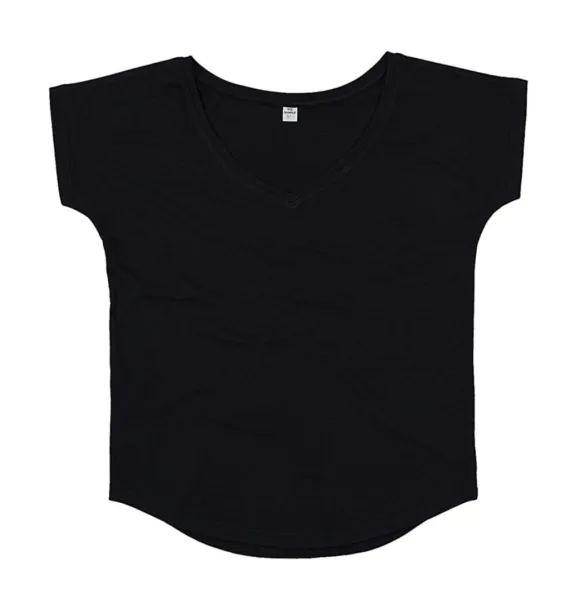  Women's Loose Fit V Neck T - Mantis Black