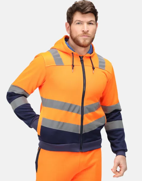  Hi-Vis hoodie s patentnim zatvaračem - Regatta High Visibility