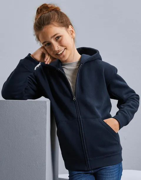  Kids' Authentic Zipped Hood Sweat - Russell 