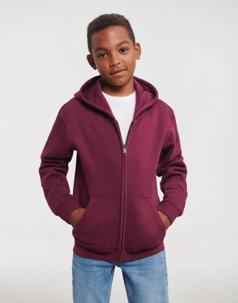  Kids' Authentic Zipped Hood Sweat - Russell 