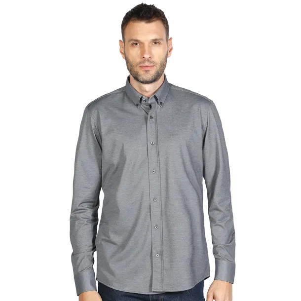 GRANT LSL Men's long sleeve shirt - EXPLODE Gray