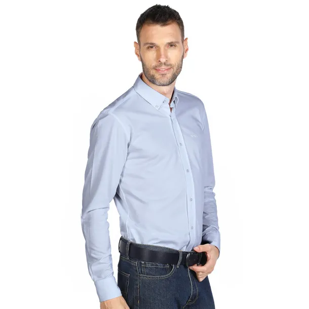 GRANT LSL Men's long sleeve shirt - EXPLODE Light blue