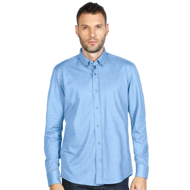 GRANT LSL Men's long sleeve shirt - EXPLODE Light blue