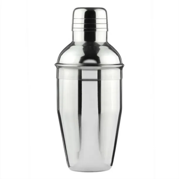  Cocktail set, shaker, ice tong, spoon Srebrna