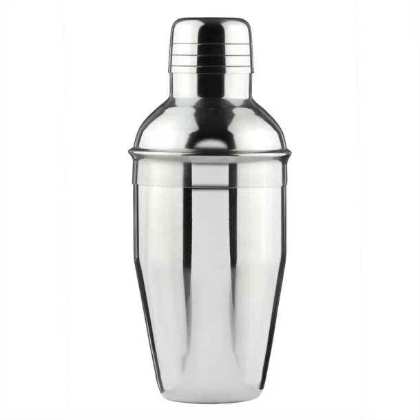  Cocktail set, shaker, ice tong, spoon Srebrna