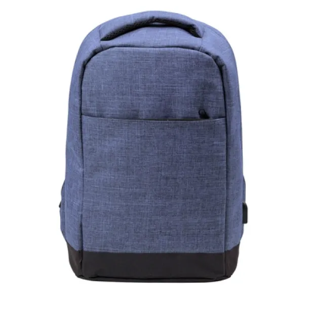  Anti-theft backpack, 13" laptop compartment blue