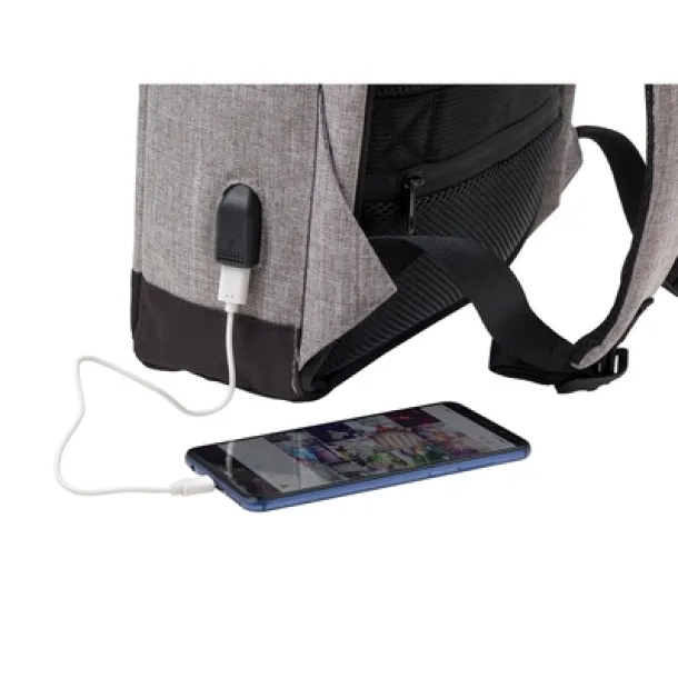  Anti-theft backpack, 13" laptop compartment Plava