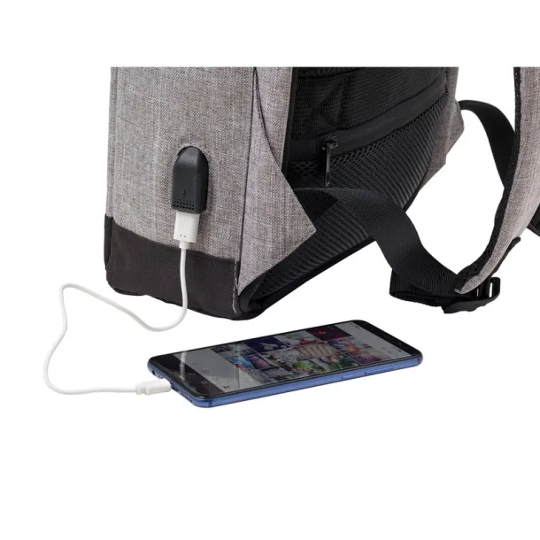  Anti-theft backpack, 13" laptop compartment Plava
