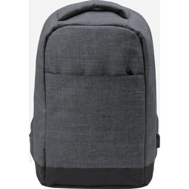  Anti-theft backpack, 13" laptop compartment graphite