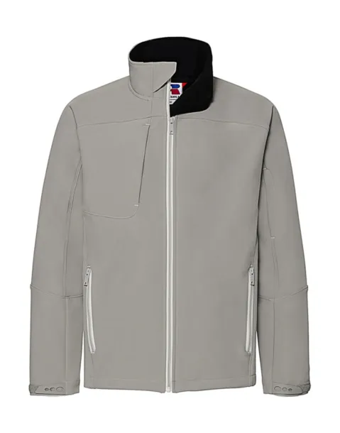  Men's Bionic Softshell Jacket - Russell Athletic Stone