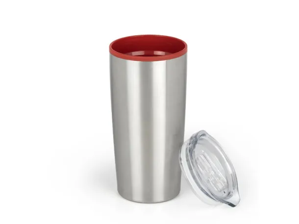 STEEL metalna termo šalica, 550 ml Crvena