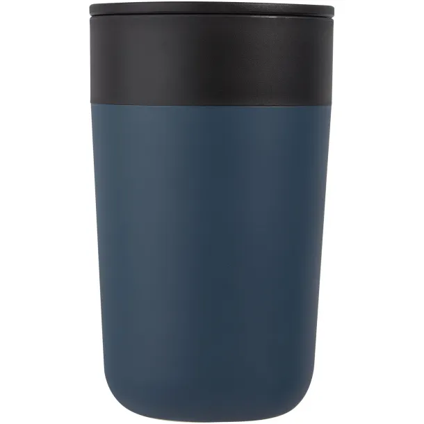 Nordia 400 ml double-wall recycled mug Dark blue