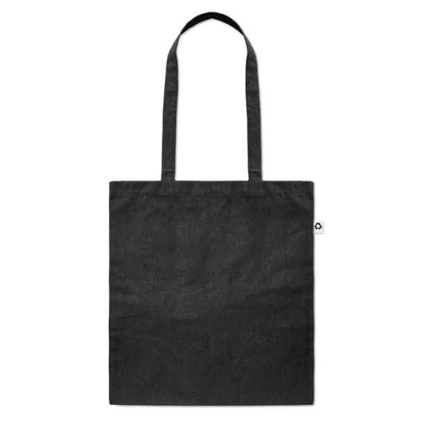 COTTONEL DUO Shopping bag 2 tone 140 gr Black