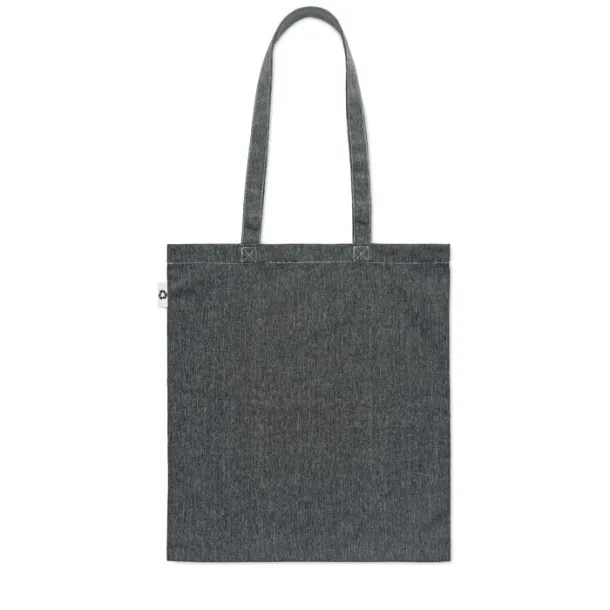 COTTONEL DUO Shopping bag 2 tone 140 gr Black