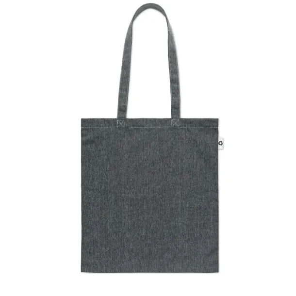 COTTONEL DUO Shopping bag 2 tone 140 gr Black