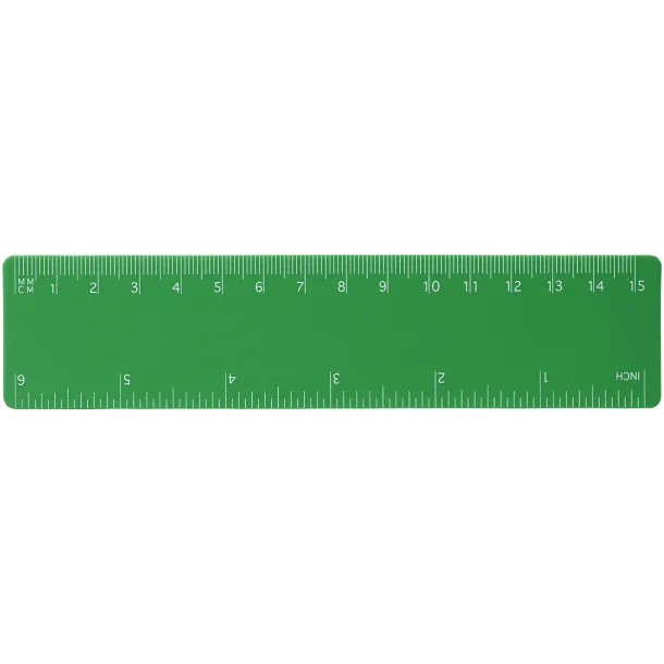 Rothko 15 cm plastic ruler Green