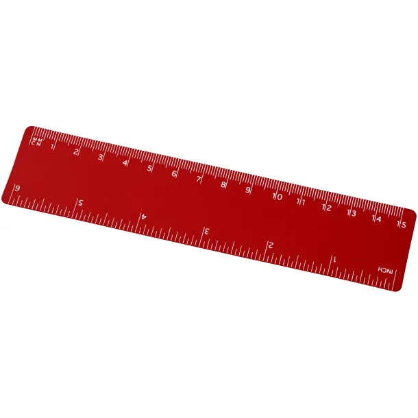 Rothko 15 cm plastic ruler Red