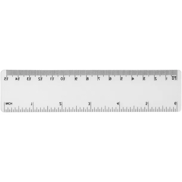 Rothko 15 cm plastic ruler - Unbranded White