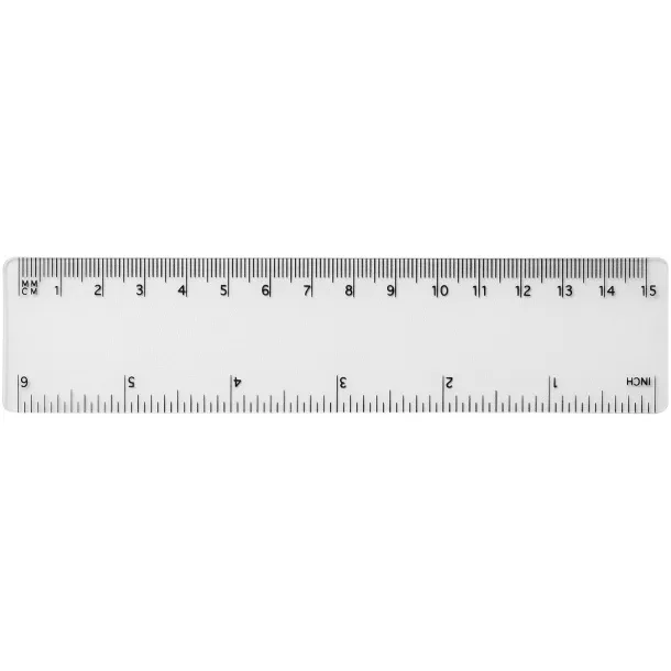 Rothko 15 cm plastic ruler - Unbranded White