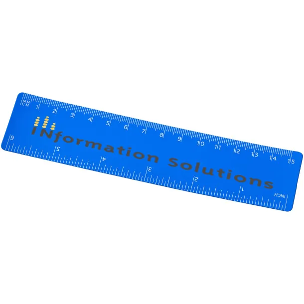 Rothko 15 cm plastic ruler Blue