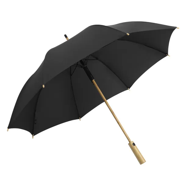 HOFFMAN Umbrella with automatic opening - CASTELLI Black