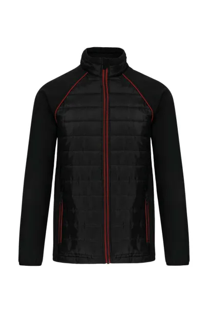  UNISEX DUAL-FABRIC DAYTODAY JACKET - Designed To Work Black Red