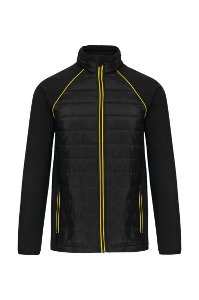  UNISEX DUAL-FABRIC DAYTODAY JACKET - Designed To Work Black Yellow