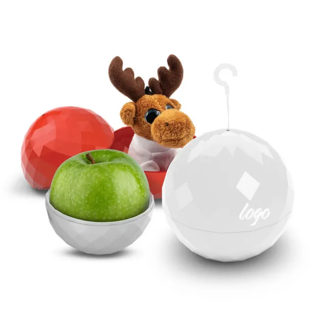  Gift ball INDOME, container for promotional gadgets white