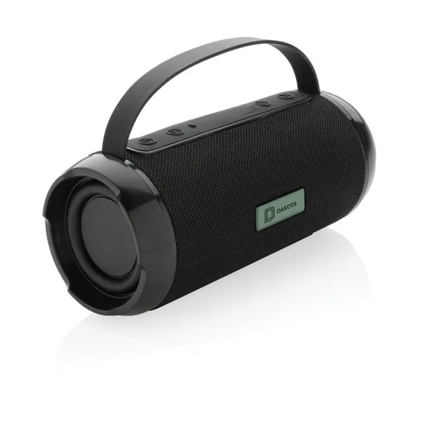  RCS recycled plastic Soundboom waterproof 6W speaker - XD Collection Black 