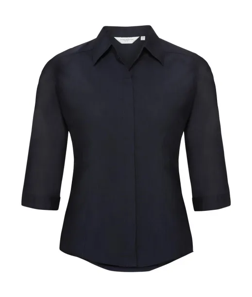  3/4 sleeve Poplin Shirt - Russell  Klasična crvena