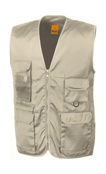  Safari Waistcoat - Result Work-Guard Camel