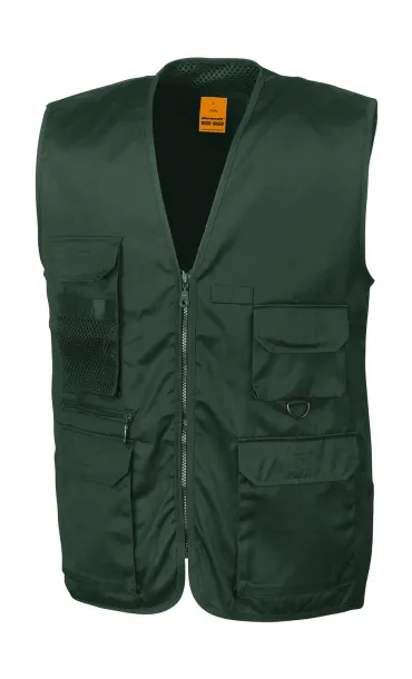  Safari Waistcoat - Result Work-Guard Lichen Green