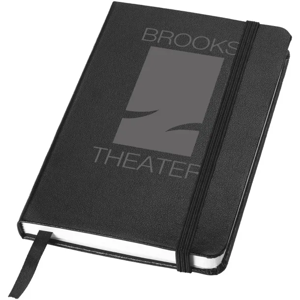 Classic notes s tvrdim koricama, A6 - JournalBooks Crna