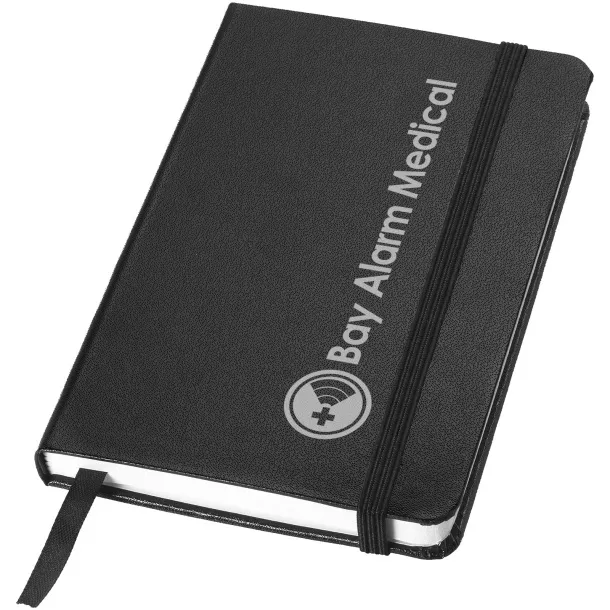 Classic A6 hard cover pocket notebook - JournalBooks Solid black