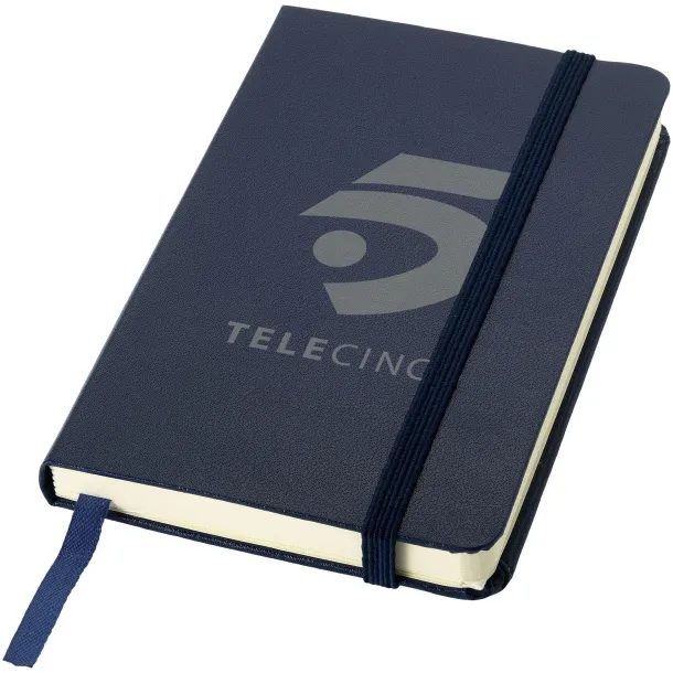 Classic A6 hard cover pocket notebook - JournalBooks Navy Blue