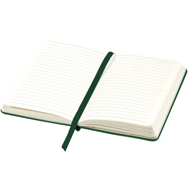 Classic A6 hard cover pocket notebook - JournalBooks Hunter green