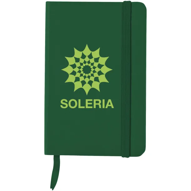 Classic A6 hard cover pocket notebook - JournalBooks Hunter green