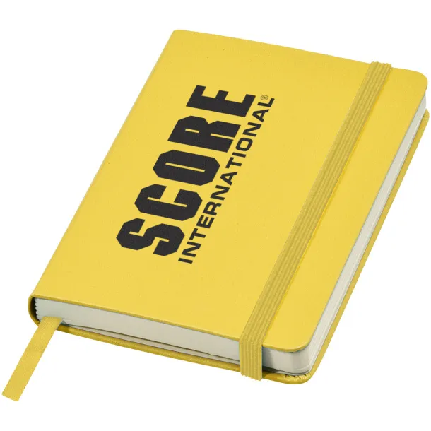 Classic A6 hard cover pocket notebook - JournalBooks Yellow