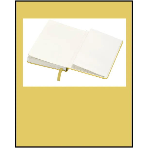 Classic A6 hard cover pocket notebook - JournalBooks Yellow