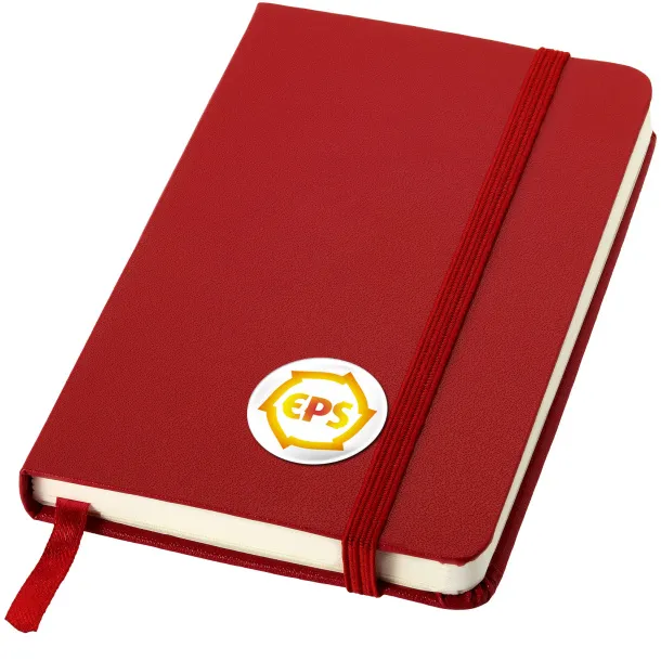 Classic A6 hard cover pocket notebook - JournalBooks Red