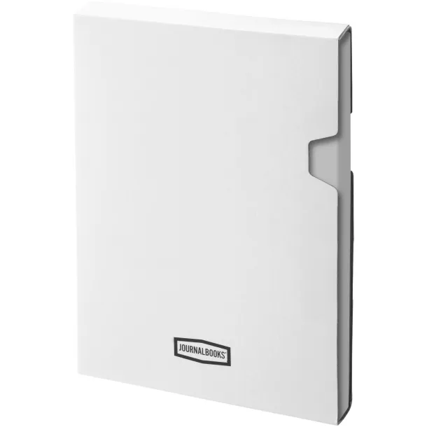 Classic A6 hard cover pocket notebook - JournalBooks Silver