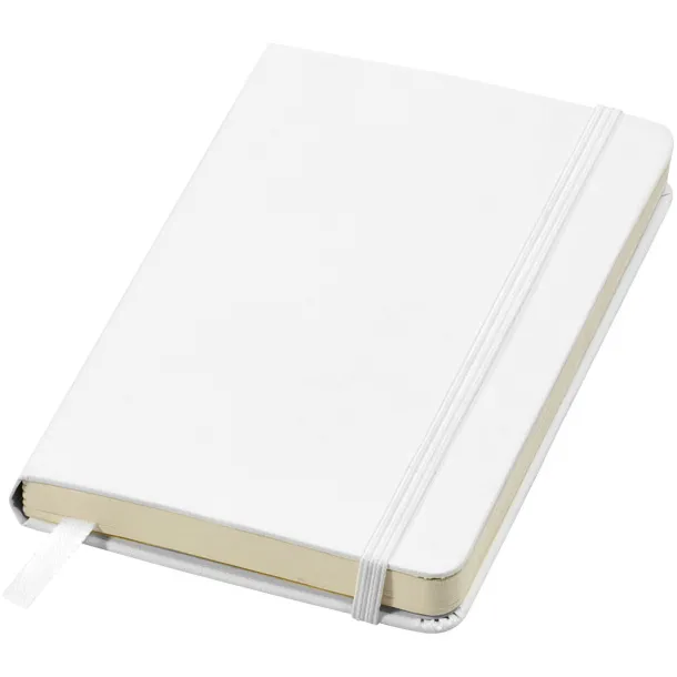 Classic A6 hard cover pocket notebook - JournalBooks White