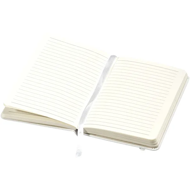 Classic A6 hard cover pocket notebook - JournalBooks White