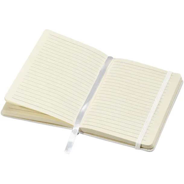 Classic A6 hard cover pocket notebook - JournalBooks White