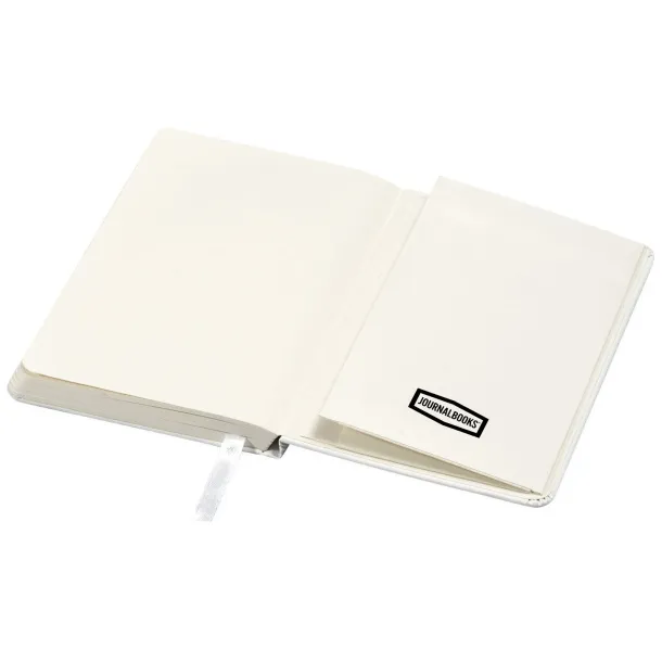 Classic A6 hard cover pocket notebook - JournalBooks White