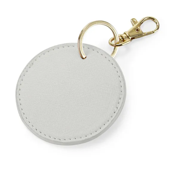  Boutique Circular Key Clip - Bagbase Soft Grey