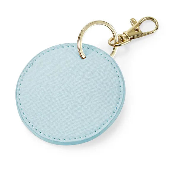  Boutique Circular Key Clip - Bagbase Soft Blue