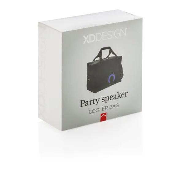  Party speaker cooler bag - XD Design Black 